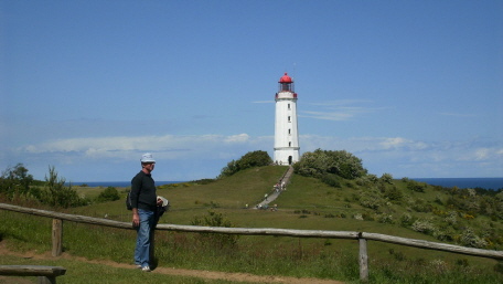Leuchtturm auf der Insel Hiddensee